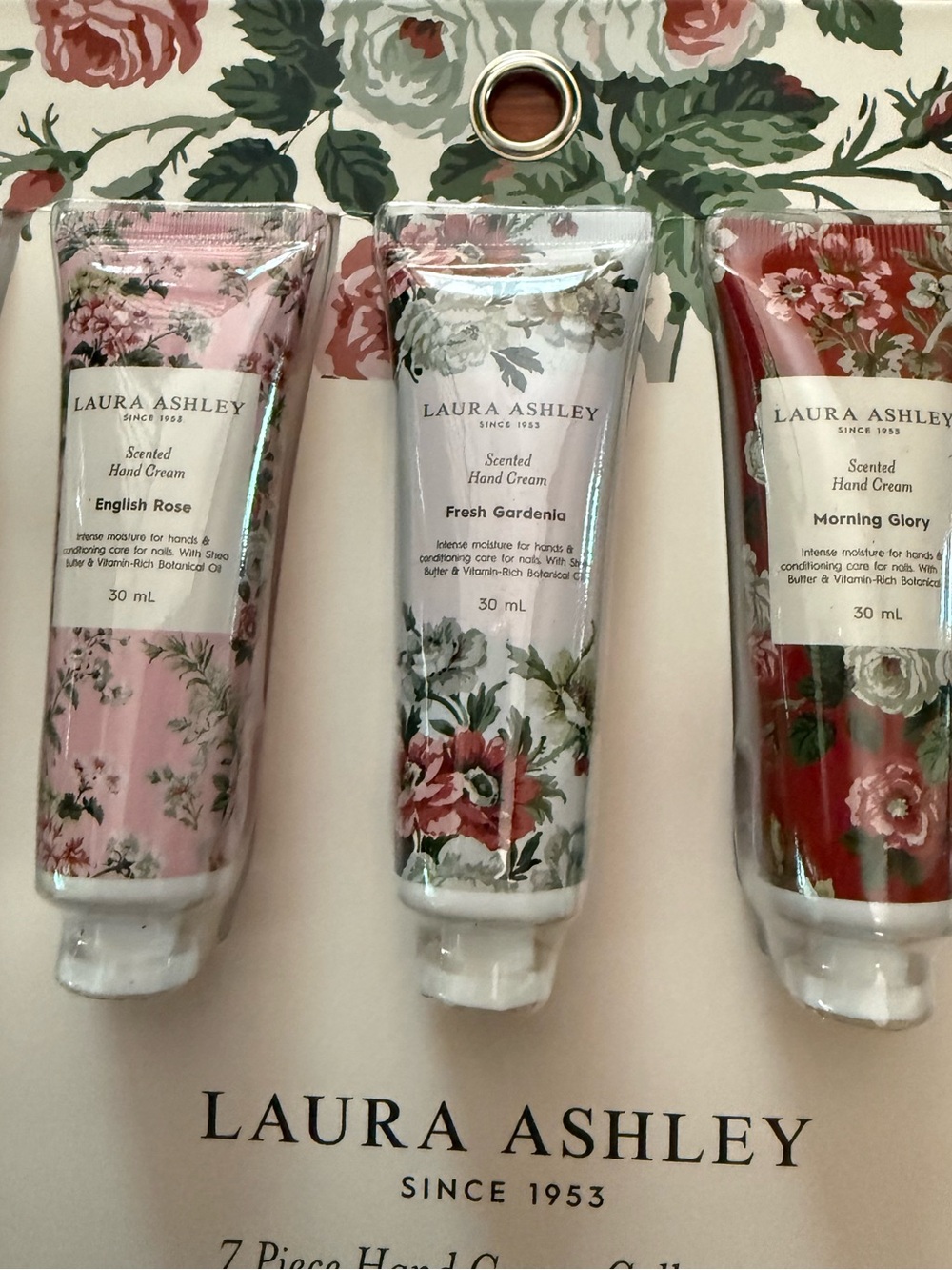 Laura Ashley Floral 7-Piece Hand Cream Set - Picture 3 of 5